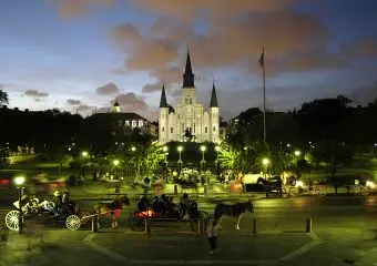 Bild zeigt den Jackson Square in New Orleans