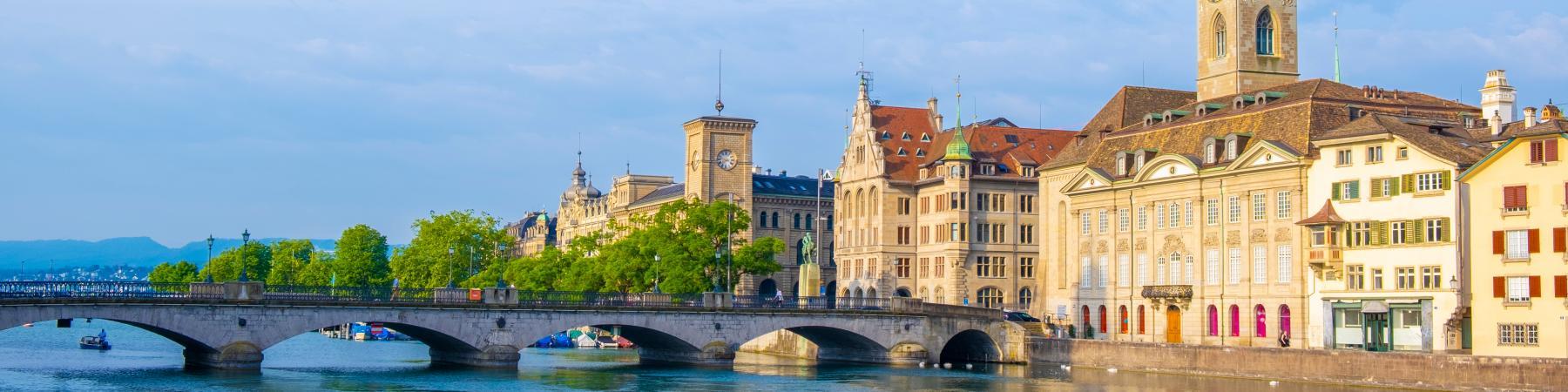 Bild zeigt das Headerbild zum Beitrag mit dem Thema: Zürich - Kulturgenuss zwischen Alpenblick und Urbanität