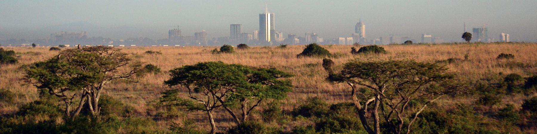 Bild zeigt das Headerbild zum Beitrag mit dem Thema: Nairobi – Afrikas faszinierende Metropole zwischen Wildnis und Großstadt